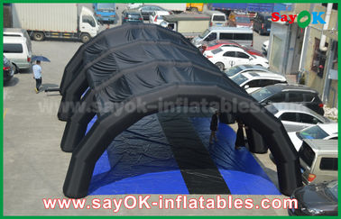 विज्ञापन / प्रचार के लिए इन्फ्लैटेबल टेंट कैम्पिंग अनुकूलित 0.55 एमएम पीवीसी टैरपुलिन इन्फ्लैटेबल सुरंग तम्बू
