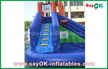 टाइटैनिक inflatable स्लाइड मल्टीफंक्शनल विशाल आउटडोर inflatable बाउंसर स्लाइड पानी पूल के साथ मनोरंजन केंद्र के लिए