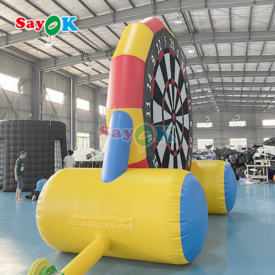 डबल-साइड गेम 13ft Inflatable Soccer Dart Board Inflatable Football Darts Kick Goal Game for Outdoor Sports Game आउटडोर खेलों के लिए फुटबॉल डार्ट्स किक गोल गेम