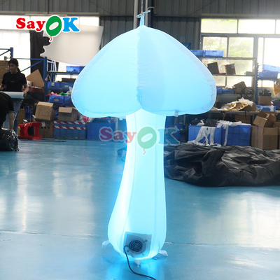 3.2ft विज्ञापन inflatable सजावट यथार्थवादी inflatable मशरूम / inflatable प्रकाश मशरूम