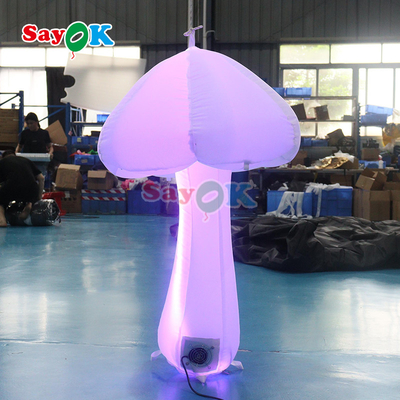 3.2ft विज्ञापन inflatable सजावट यथार्थवादी inflatable मशरूम / inflatable प्रकाश मशरूम