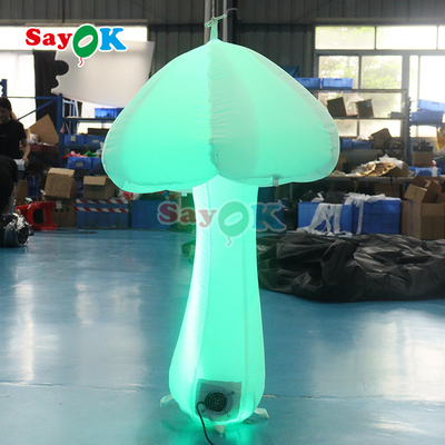 3.2ft विज्ञापन inflatable सजावट यथार्थवादी inflatable मशरूम / inflatable प्रकाश मशरूम