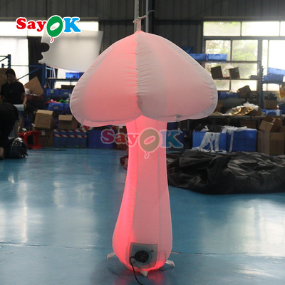 3.2ft विज्ञापन inflatable सजावट यथार्थवादी inflatable मशरूम / inflatable प्रकाश मशरूम