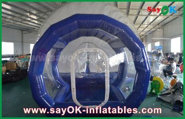 विज्ञापन के लिए 3 एम दीया Inflatable अवकाश सजावट / पारदर्शी Inflatable Chrismas स्नो ग्लोब