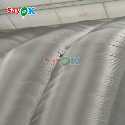 10x6x5.4mH ब्लैक डोम पार्टी इवेंट के लिए inflatable स्टेज टेंट