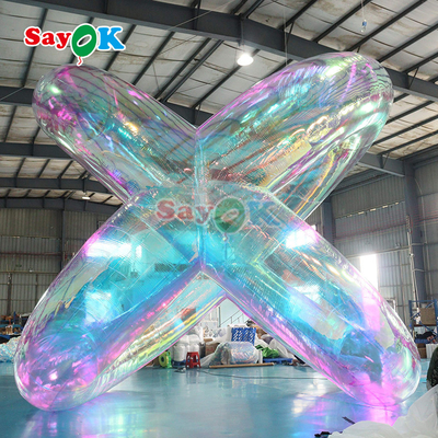 रंगीन पीवीसी inflatable एक्स बॉल inflatable गुब्बारा विज्ञापन