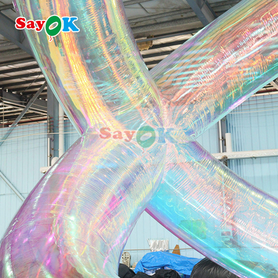 रंगीन पीवीसी inflatable एक्स बॉल inflatable गुब्बारा विज्ञापन
