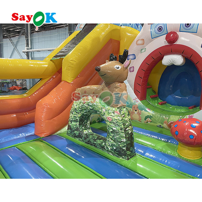 कमर्शियल ड्राई बाउंसर स्लाइड कॉम्बो inflatable bouncy moonwalk जंपिंग कैसल बाउंस हाउस फॉर किड्स एडल्ट्स