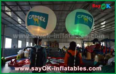 विज्ञापन के लिए अनुकूलित एलईडी लाइट Inflatable चलने Ballons