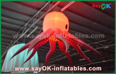 पार्टी और वेडिंग के लिए परिवर्तनीय रंग एलईडी Inflatable चरण ऑक्टोपस