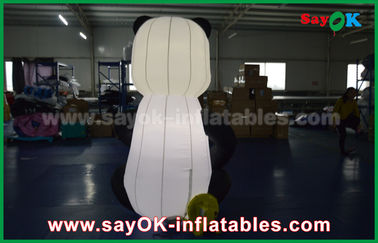 विज्ञापन के लिए टिकाऊ कस्टम Inflatable उत्पाद, पशु Inflatable पांडा कार्टून