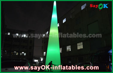 विज्ञापन के लिए आउटडोर एलईडी लाइट ग्राउंडिंग सजावट Inflatable शंकु