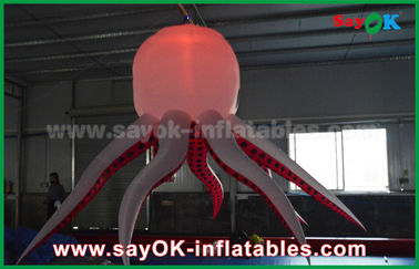 तेंदुए हैंगिंग एलईडी जायंट Inflatable ऑक्टोपस ऊर्जा बचत बहु रंग