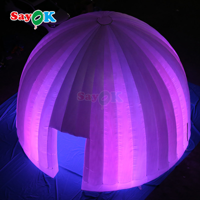 आउटडोर पार्टी इवेंट क्लब शादी के लिए पोर्टेबल बड़े इग्लू टेंट inflatable गुंबद