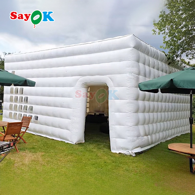 निः शुल्क डिजाइन विशाल सफेद घन हवा के टेंट पीवीसी टारपॉलिन इवेंट inflatable तम्बू