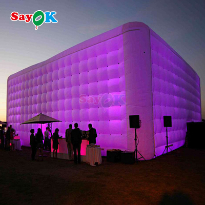 100 लोग विशाल एलईडी आउटडोर पार्टी इवेंट डिस्को inflatable तम्बू
