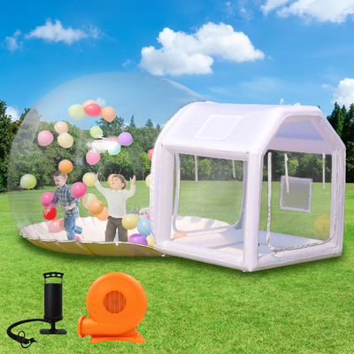 नई डिजाइन पोर्टेबल inflatable बुलबुला घर बच्चों की पार्टी बुलबुला गुब्बारा घर