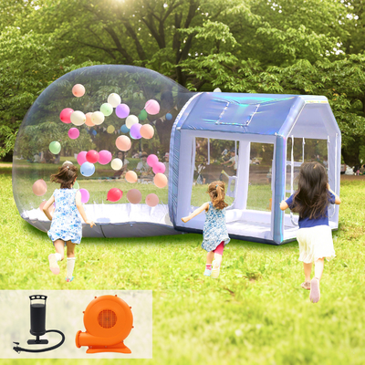 नई डिजाइन पोर्टेबल inflatable बुलबुला घर बच्चों की पार्टी बुलबुला गुब्बारा घर