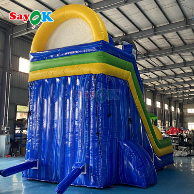 थोक कार्टून inflatable trampoline स्लाइड विशाल inflatable बाउंसर स्लाइड बड़े वयस्क inflatable पानी स्लाइड पूल के साथ