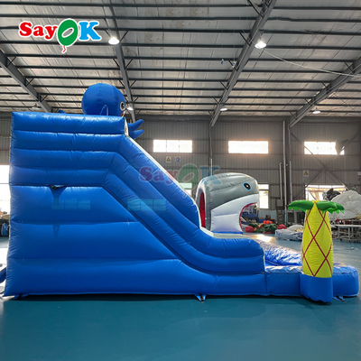बड़े inflatable कॉम्बो स्लाइड शार्क inflatable पानी स्लाइड पूल वाणिज्यिक inflatable पानी स्लाइड थोक के लिए