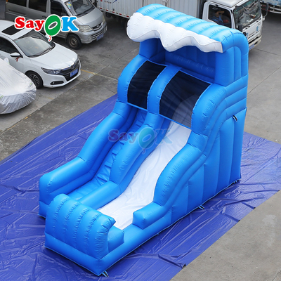 वाणिज्यिक inflatable पानी पार्क खेल स्लाइड आउटडोर पानी स्लाइड कूदने के लिए वयस्क के लिए inflatable पानी स्लाइड