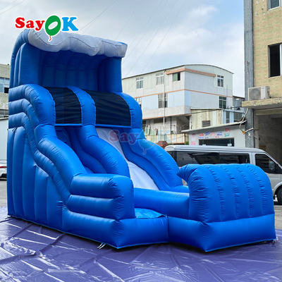 वाणिज्यिक inflatable पानी पार्क खेल स्लाइड आउटडोर पानी स्लाइड कूदने के लिए वयस्क के लिए inflatable पानी स्लाइड