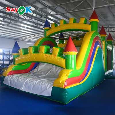 बड़े वाणिज्यिक inflatable उछाल घर आउटडोर inflatable उछाल महल खेल का मैदान उछाल और स्लाइड