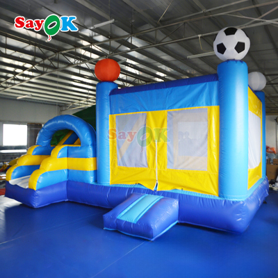 स्लाइड के साथ वाणिज्यिक ग्रेड inflatable बाउंस हाउस बाउंस हाउस पार्क खिलौना के लिए बाउंस महल