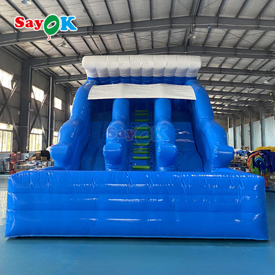 स्विमिंग पूल कारखाने के साथ inflatable पानी स्लाइड वयस्क के लिए अनुकूलित वाणिज्यिक विशाल पानी स्लाइड