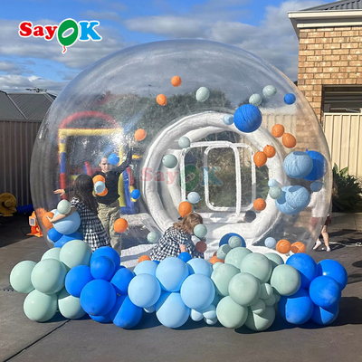 वेयरहाउस पोर्टेबल बबल गुब्बारा घर पीवीसी inflatable पार्टी बुलबुला तम्बू घर