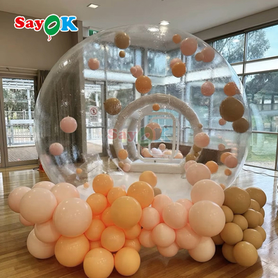 वेयरहाउस पोर्टेबल बबल गुब्बारा घर पीवीसी inflatable पार्टी बुलबुला तम्बू घर