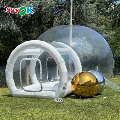 आउटडोर कार्यक्रमों और पार्टियों के लिए अनुकूलित inflatable बबल गुब्बारा घर हवा तम्बू