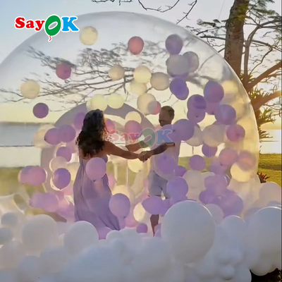 आउटडोर कार्यक्रमों और पार्टियों के लिए अनुकूलित inflatable बबल गुब्बारा घर हवा तम्बू