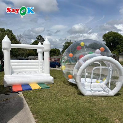 आउटडोर कार्यक्रमों और पार्टियों के लिए अनुकूलित inflatable बबल गुब्बारा घर हवा तम्बू