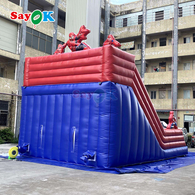 बच्चों और वयस्कों के लिए वाणिज्यिक रंगीन inflatable उछाल घर और स्लाइड कॉम्बो आउटडोर पीवीसी उछाल महल