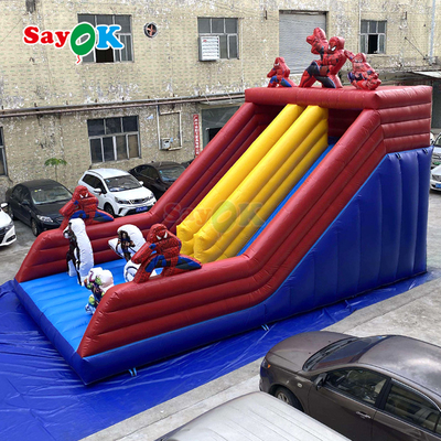 बच्चों और वयस्कों के लिए वाणिज्यिक रंगीन inflatable उछाल घर और स्लाइड कॉम्बो आउटडोर पीवीसी उछाल महल