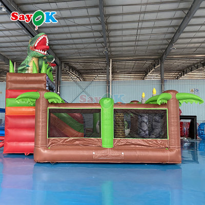 किराये और पिछवाड़े मनोरंजन के लिए ब्लोअर के साथ inflatable बाउंसी कैसल कॉम्बो