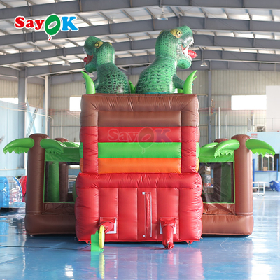 किराये और पिछवाड़े मनोरंजन के लिए ब्लोअर के साथ inflatable बाउंसी कैसल कॉम्बो