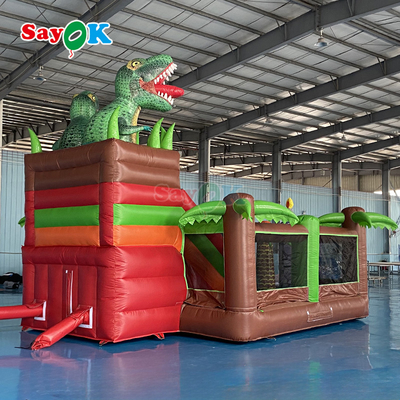 किराये और पिछवाड़े मनोरंजन के लिए ब्लोअर के साथ inflatable बाउंसी कैसल कॉम्बो