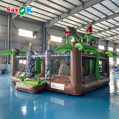 किराये और पिछवाड़े मनोरंजन के लिए ब्लोअर के साथ inflatable बाउंसी कैसल कॉम्बो