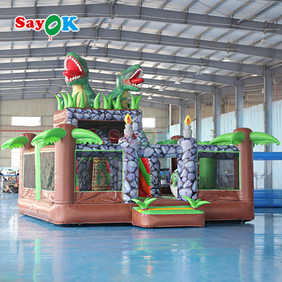 किराये और पिछवाड़े मनोरंजन के लिए ब्लोअर के साथ inflatable बाउंसी कैसल कॉम्बो