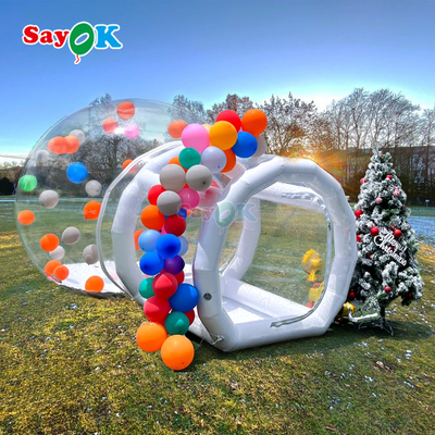 पारदर्शी बुलबुला गुब्बारा घर पीवीसी inflatable पार्टी बुलबुला तम्बू