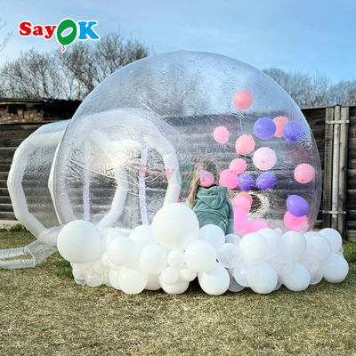 पारदर्शी बुलबुला गुब्बारा घर पीवीसी inflatable पार्टी बुलबुला तम्बू