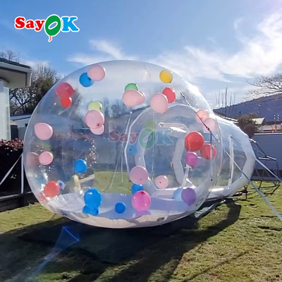 पारदर्शी बुलबुला गुब्बारा घर पीवीसी inflatable पार्टी बुलबुला तम्बू