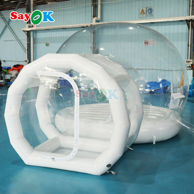 बच्चों के लिए सायक पारदर्शी बबल हाउस ट्रैंपोलिन inflatable बबल हाउस गुंबद