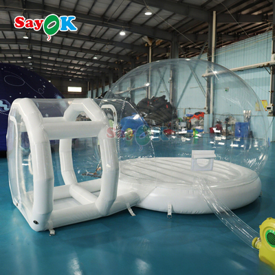 बच्चों के लिए सायक पारदर्शी बबल हाउस ट्रैंपोलिन inflatable बबल हाउस गुंबद