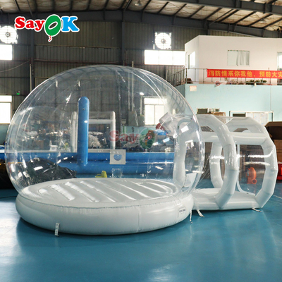 बच्चों के लिए सायक पारदर्शी बबल हाउस ट्रैंपोलिन inflatable बबल हाउस गुंबद