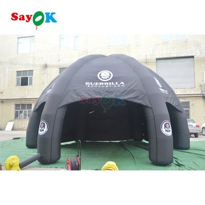 प्रचार के लिए पोर्टेबल स्पाइडर inflatable टेंट अनुकूलित स्पाइडर डोम inflatable टेंट विशाल inflatable स्पाइडर टेंट