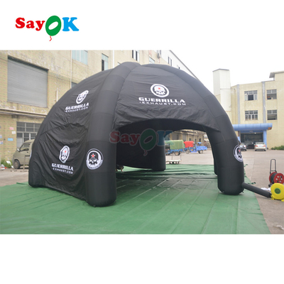 प्रचार के लिए पोर्टेबल स्पाइडर inflatable टेंट अनुकूलित स्पाइडर डोम inflatable टेंट विशाल inflatable स्पाइडर टेंट