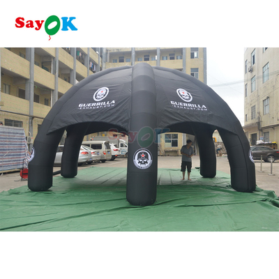प्रचार के लिए पोर्टेबल स्पाइडर inflatable टेंट अनुकूलित स्पाइडर डोम inflatable टेंट विशाल inflatable स्पाइडर टेंट